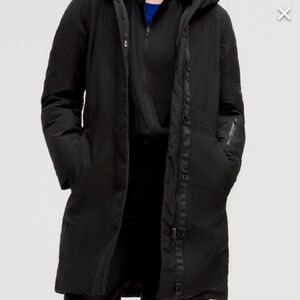 lululemon athletica Black snow warrior parka